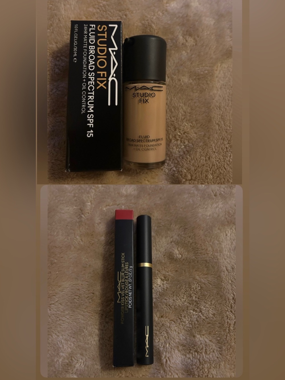 MAC Cosmetics Studio Fix Foundation & Red Lipstick Duo
